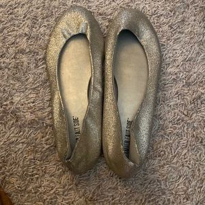 Gold Flats, Size 12